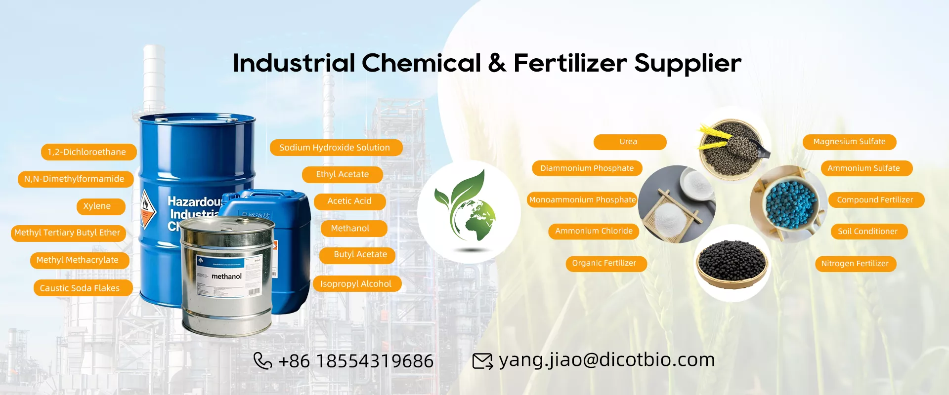 High-Efficiency Agricultural Fertilizers and Raw Materials Manufacturer