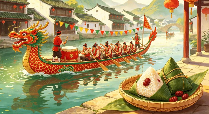 Warm Greetings for the Traditional Chinese Dragon Boat Festival